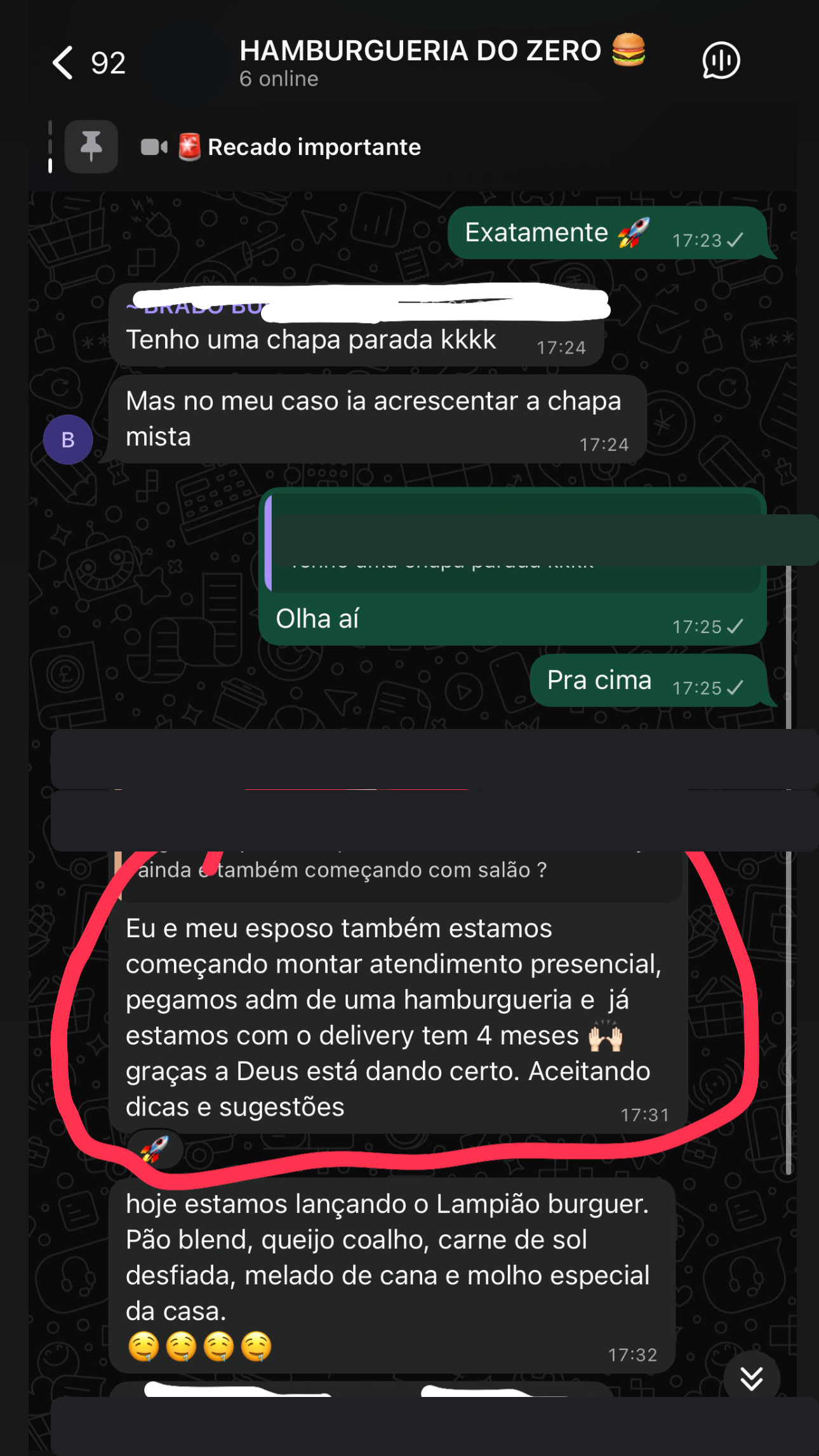 Casal que já está com o delivery há 4 meses dando certo